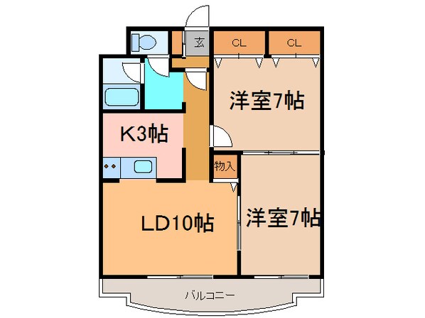 ブリッジの物件間取画像